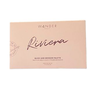 Wander Beauty Riviera Blush and Bronze Palette 7.5 g .25 oz Full Size NIB Sealed